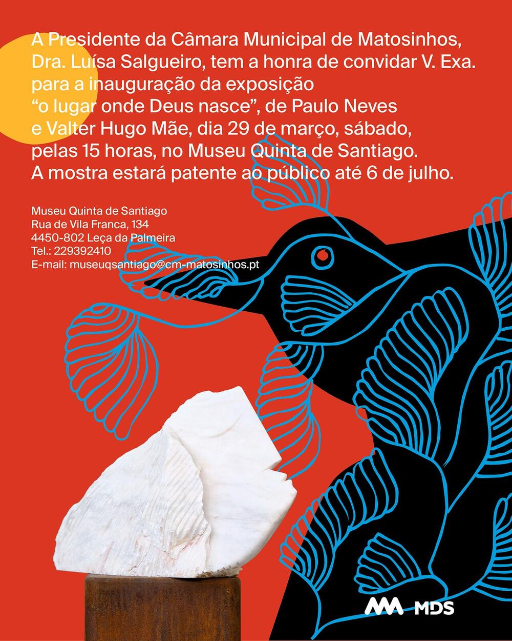 Paulo Neves e Valter Hugo M&atilde;e inauguram exposi&ccedil;&atilde;o no Museu Quinta de Santiago