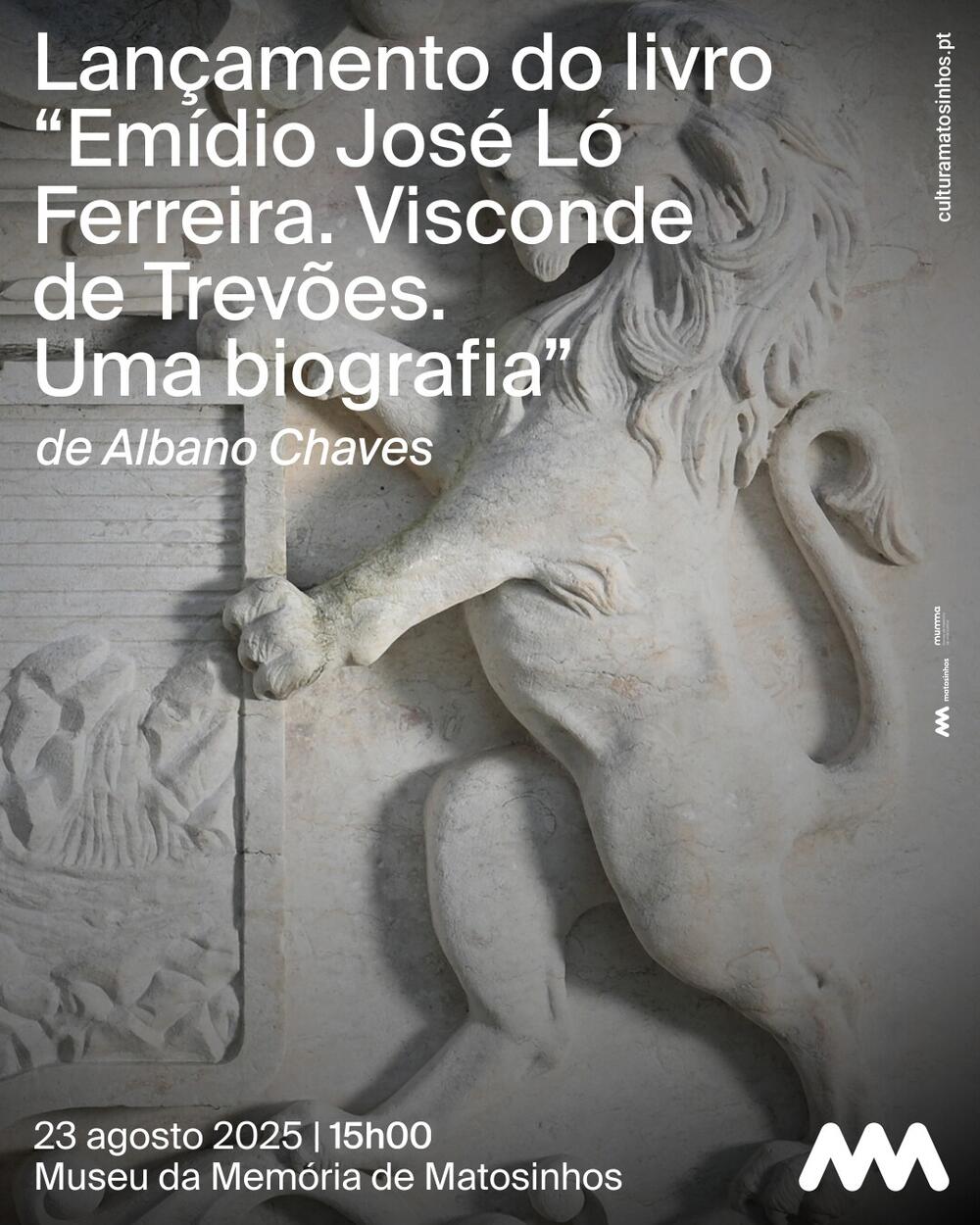 LANCA| Lan&ccedil;amento do livro &ldquo;Em&iacute;dio Jos&eacute; L&oacute; Ferreira. Visconde de Trev&otilde;es. Uma biografia&rdquo;, de Albano Chaves, na sala dos espelhos.MENTO LIVRO ALBANO CHAVES_instagram