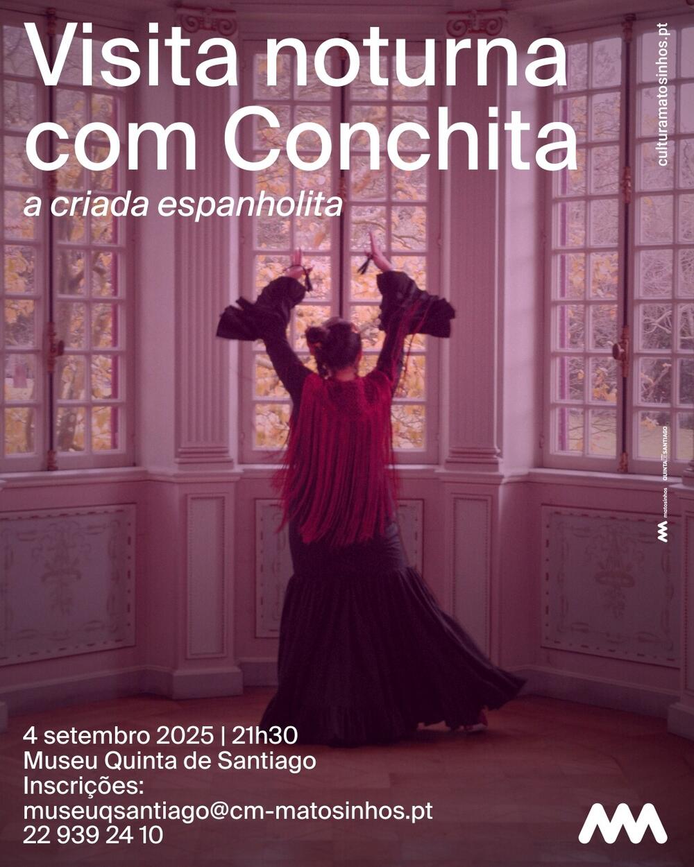 Cartaz da VISITA NOTURNA com CONCHITA