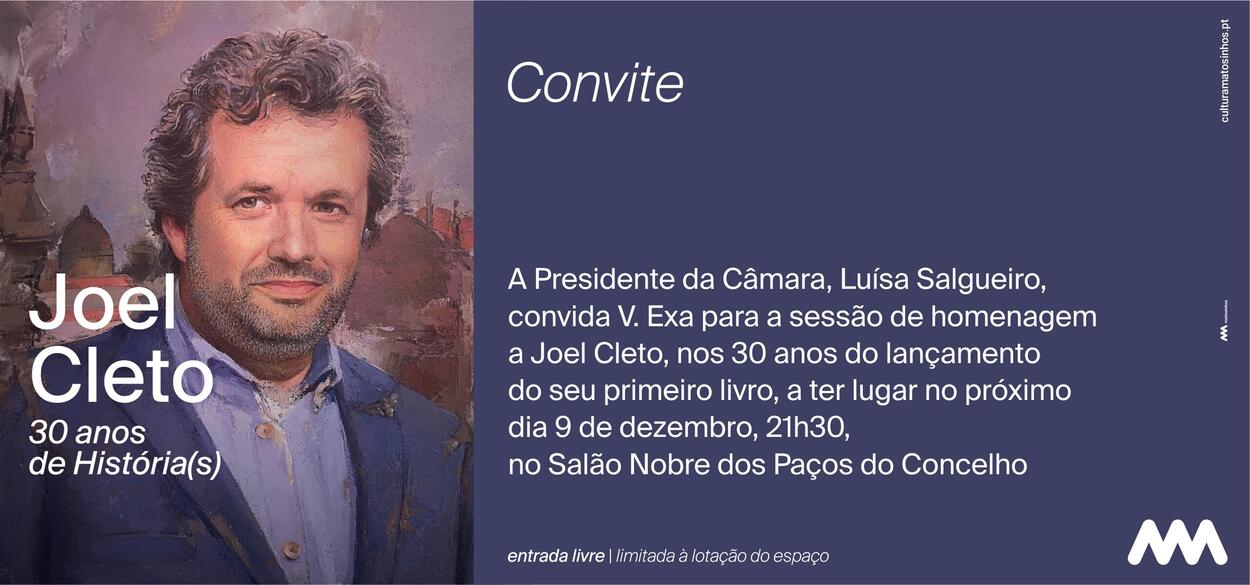 JOEL CLETO convite